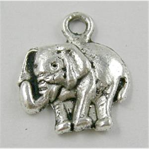 Tibetan Silver Elephant Non-Nickel, 13.5x16mm