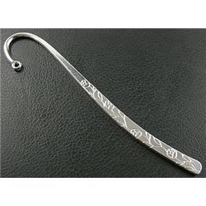 Silver Plated Bookmarks, Tibetan Silver Non-Nickel, 12.5cm (5 inch) length