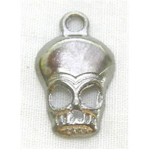 Skull, Tibetan Silver Non-Nickel, 11x18.5mm