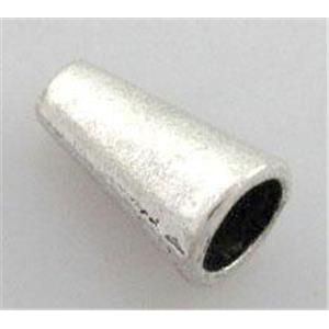 tibetan silver beadcap non-nickel, 6x10mm