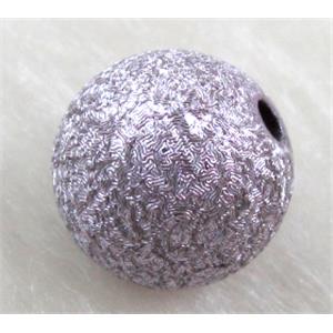 resin bead, round, matte, purple, 20mm dia, approx 120pcs