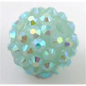 Round crystal rhinestone bead, 12MM dia