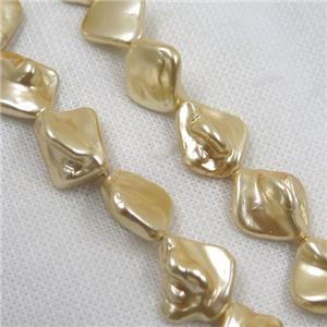 baroque style freshwater shell beads, freeform, approx 15-20mm