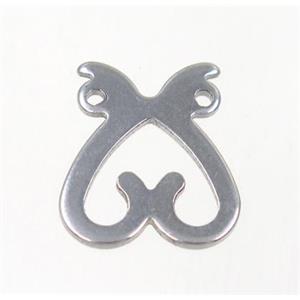 stainless steel pendant, approx 15-17mm