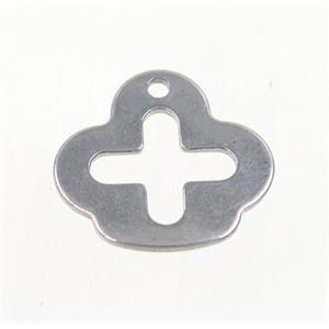 stainless steel cross pendant, approx 16-18mm