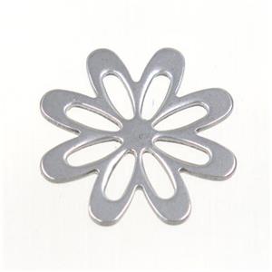 stainless steel pendant, approx 21mm dia