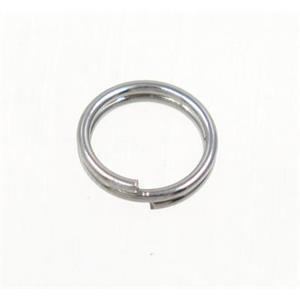 stainless steel jump ring, approx 8mm dia