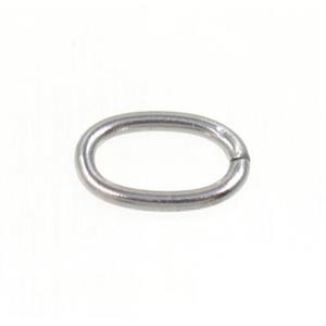 stainless steel oval jump ring, approx 6x10mm