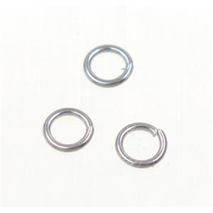 stainless steel jump ring, approx 4.5mm dia
