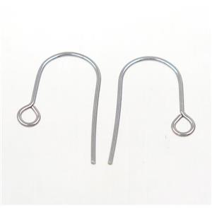 stainless steel hook earring wire, approx 11-22mm