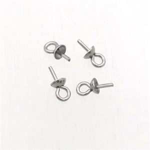 stainless steel earrings bail, approx 3-5mm