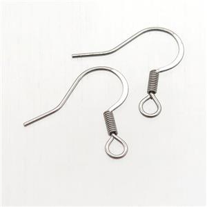 stainless steel earring hook, approx 13-18mm