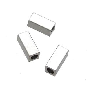 raw stainless steel tube beads, approx 3-7mm