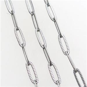 raw stainless steel chain, approx 4-12mm