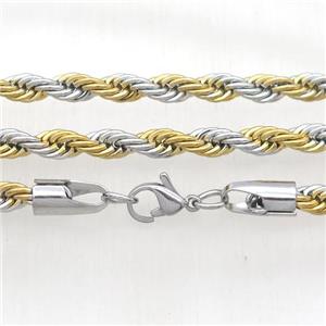 Stainless Steel Necklace Chain, approx 3mm, 60cm length