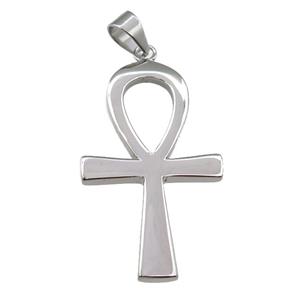 stainless steel cross pendant, approx 35-61mm