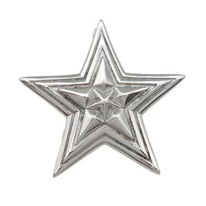 raw Stainless Steel star pendant, approx 45mm