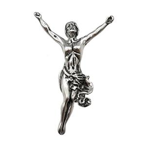 Stainless Steel Dancer Beauty Pendant Antique Silver, approx 30-48mm