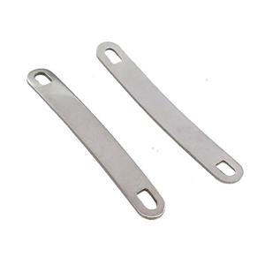 Raw Stainless Steel Connector Bend Rectangle, approx 6-50mm
