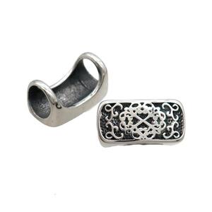 Stainless Steel Beads Antique Silver, approx 11-23mm, 8mm hole