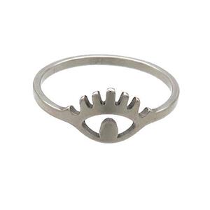 Raw Stainless Steel Rings Eye, approx 7-10mm, 18mm dia