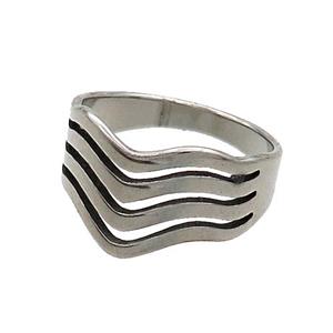 Raw Stainless Steel Rings, approx 12mm, 18mm dia