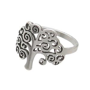 Raw Stainless Steel Rings Tree, approx 15-18mm, 18mm dia