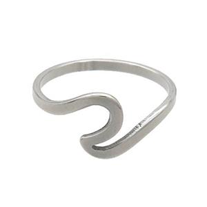 Raw Stainless Steel Rings, approx 9mm, 18mm dia