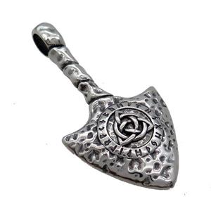 Stainless Steel Anchor Charms Pendant Antique Silver, approx 32-60mm