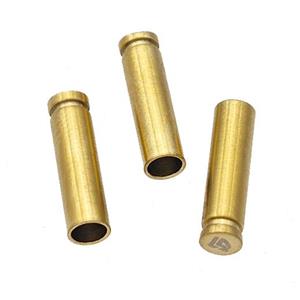Stainless Steel Cord End Gold Plated, approx 4-15mm, 3mm hole