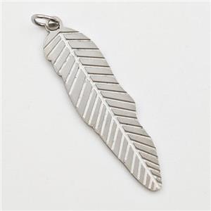 Stainless Steel Pendant platinum Plated, approx 7-26mm