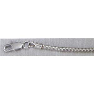 stainless steel chain, 2.4mm, approx 45cm length