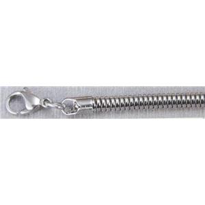 stainless steel chain, 4.0mm, approx 45cm length