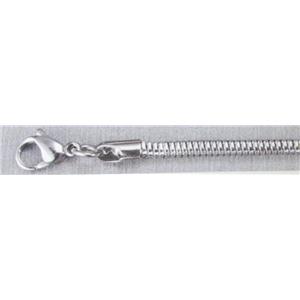 stainless steel chain, 3mm, approx 45cm length