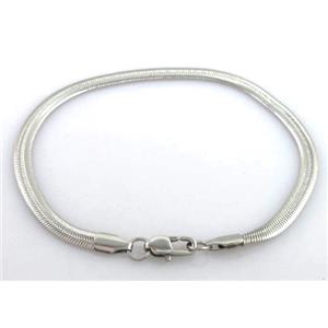 Stainless steel Bracelet, 3mm wide, 20cm length