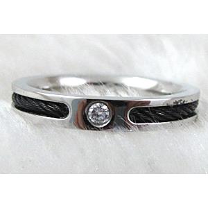 Stainless steel ring, inside: 18.5mm dia