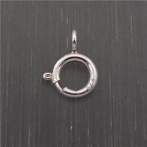 Sterling Silver Clasp Spring, approx 5mm dia