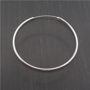 Sterling Silver Hoop Earring, approx 40mm