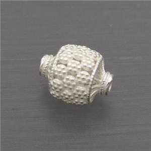 Sterling Silver Beads, approx 6-8mm