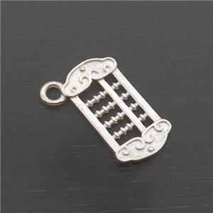 Sterling Silver Abacus Pendant, approx 7.5-14mm