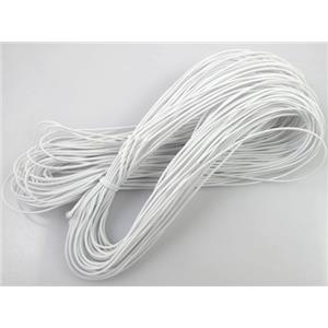 elastic fabric wire, binding thread, white, 0.8mm dia, approx 150meters per roll