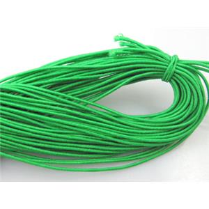 elastic fabric wire, binding thread, green, 1mm dia, approx 20meters per roll