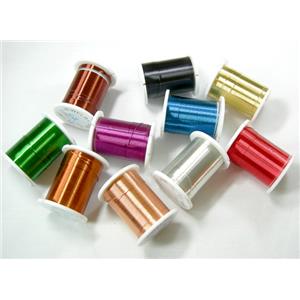 Mix Color Jewelry Copper Wire, 0.3mm dia,10m per roll