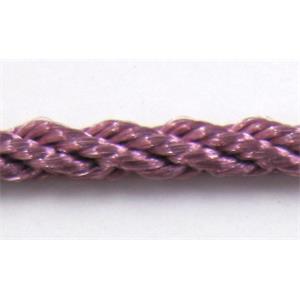 Twist Cotton Rattail Jewelry bindings wire, 2mm dia, approx 30yards per roll