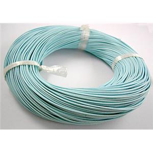 lt.blue Leather Cord For Jewelry Binding, 1.5mm dia
