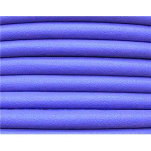 PU leather Cord, round, lavender, approx 4mm dia