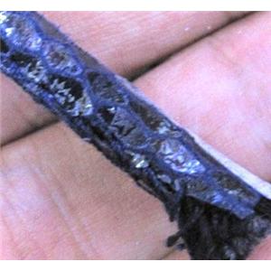 PU leather wrapped cord, approx 6mm dia