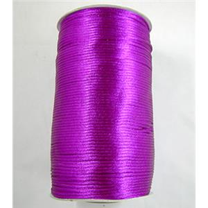 Purple Satin Rattail Cord, 2.0mm dia