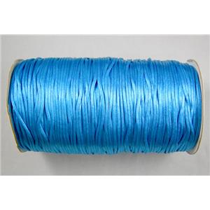 Satin Rattail Cord, Sapphire, 2mm diameter
