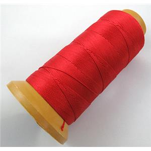Red Nylon cord, approx 0.9-1mm, 200meter per roll